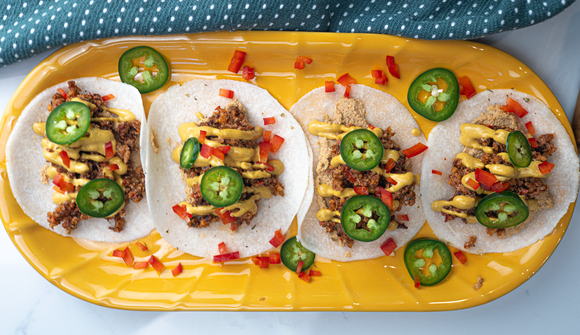 Raw Jicama Street Tacos