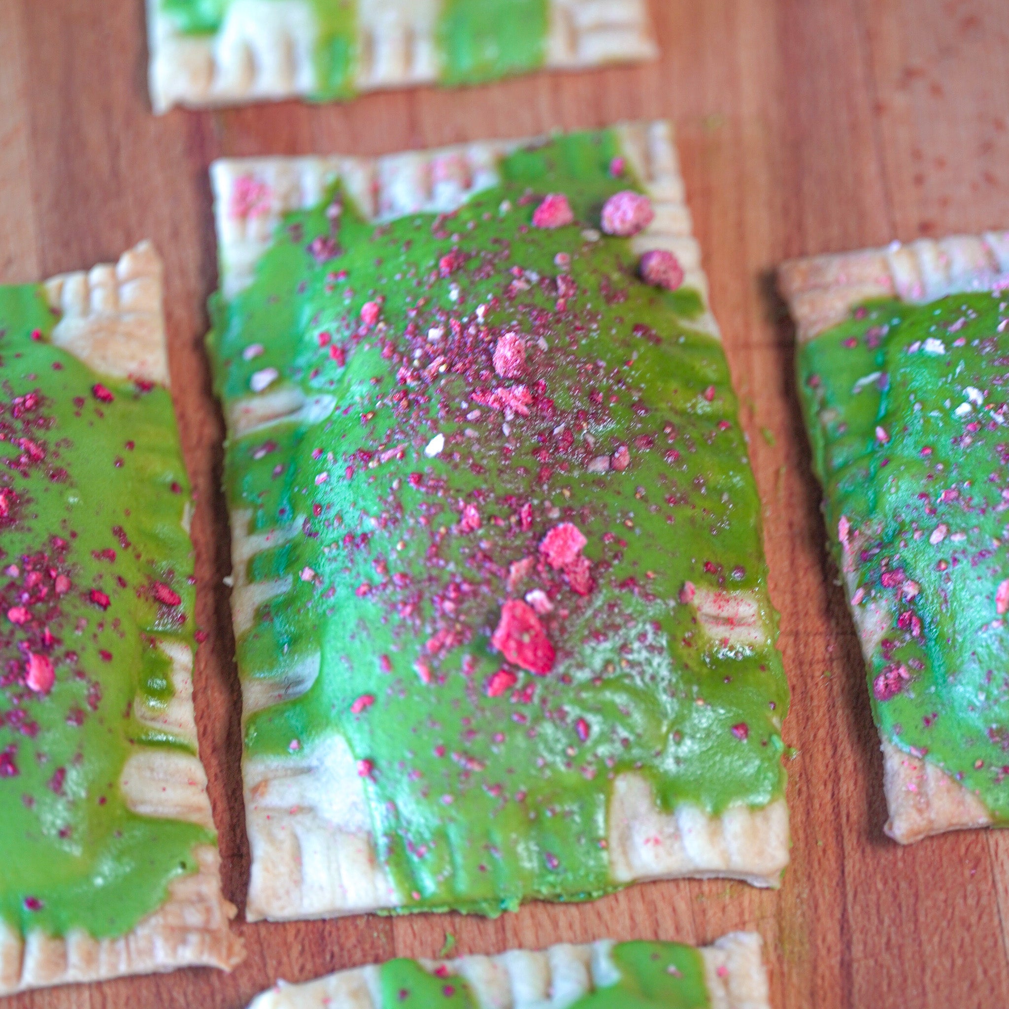 Strawberry Matcha Latte Pop-Tart( Flavor Mashups Part 3)