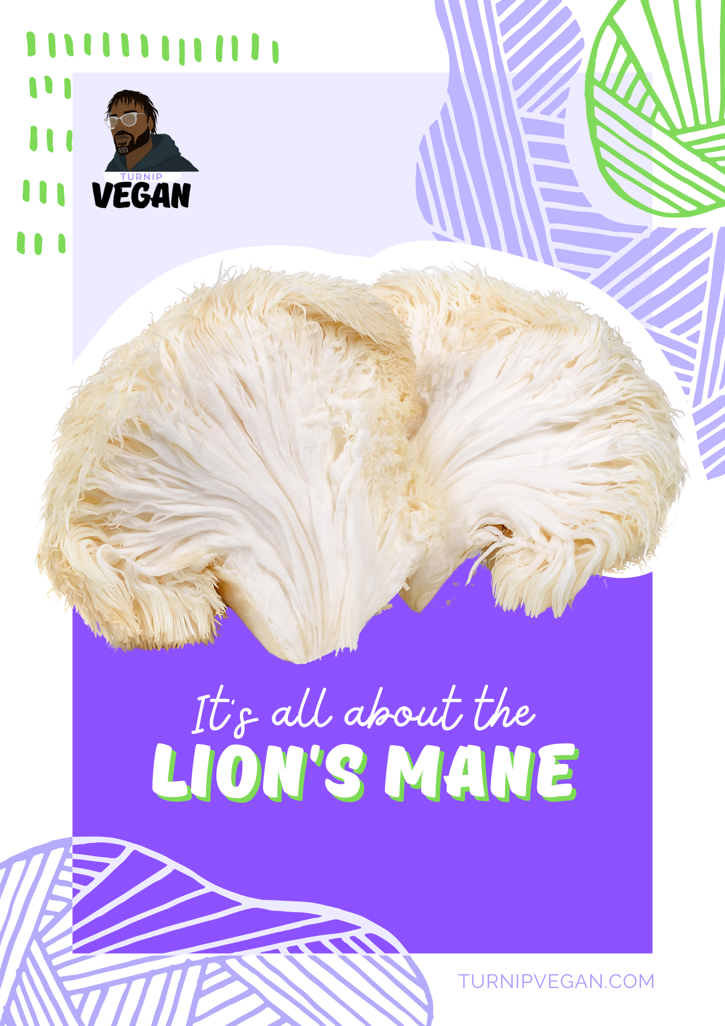 It's All About The Lion's Mane E-Book by Turnip Vegan